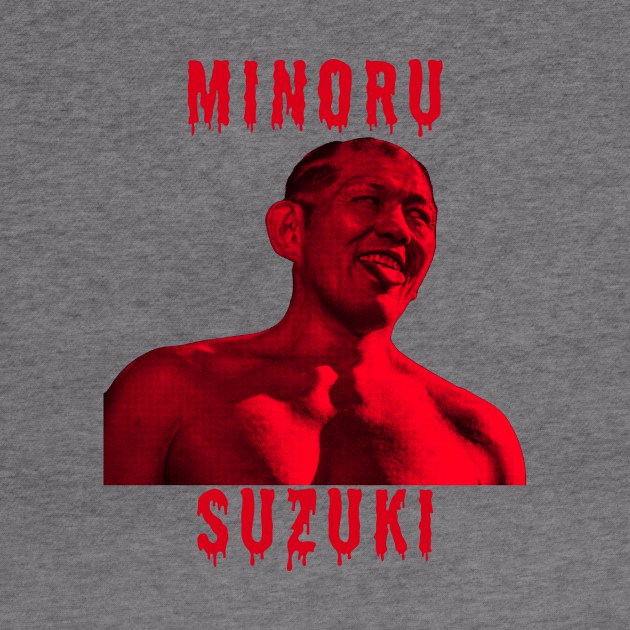 Minoru Suzuki blood stained by michaelporter98